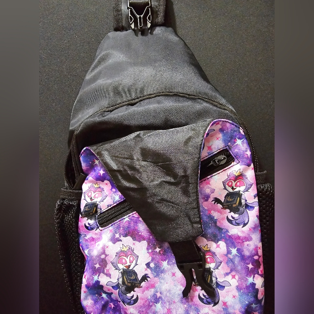 Helluvaboss Young Stolas Pattern Sling Bookbag /‎… - image 4